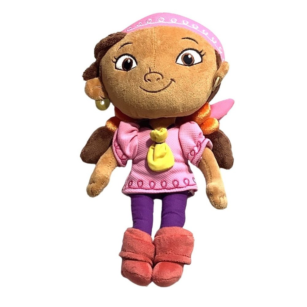 Disney Parks Izzy Girl Doll 12" Plush Stuffed Animal Jake & The Neverland